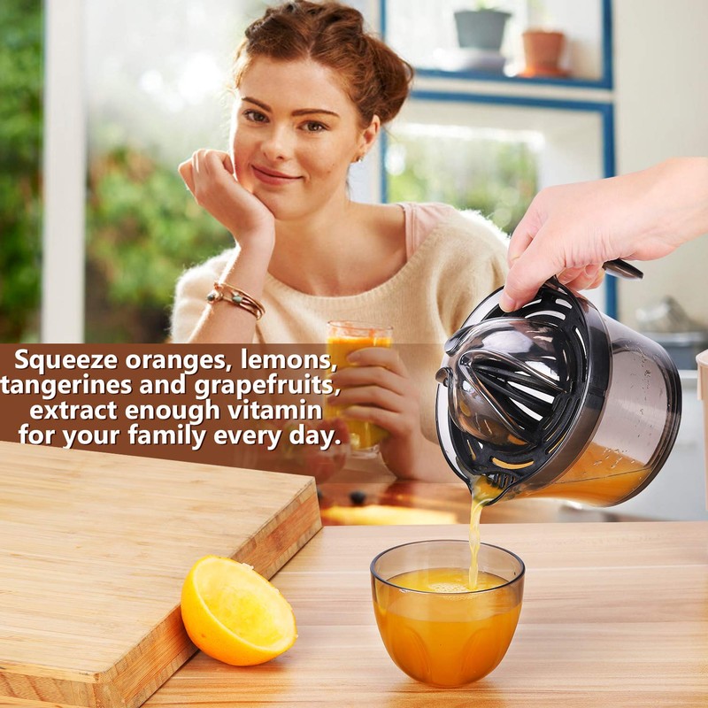Sunhanny Citrus Juicer, Orange Lemon Manual Hand Squeezer, Anti-Slip Lid