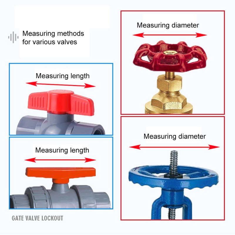 Gate Valve Lockout Device Plastic Outdoor Water Hose Protector Valve