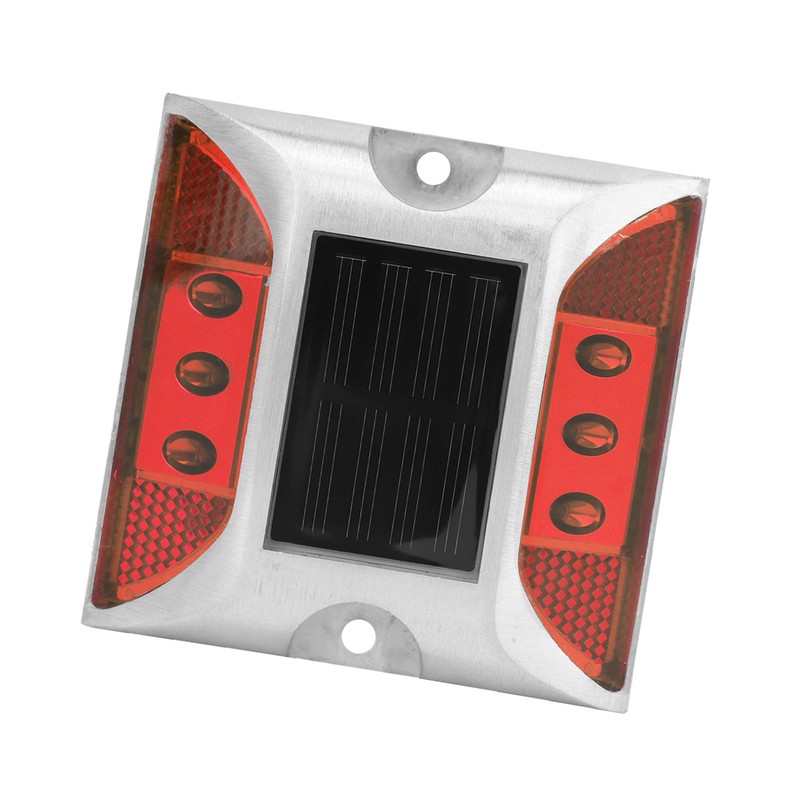 LED Solar Power Ground Marker Lights Waterproof Outdoor Driveway Road