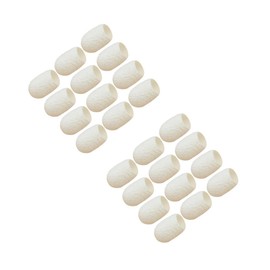 Healvian 60pcs Natural Silk Ball Facial Cleansing Gentle Exfoliating Face Cleaning Balls for Deep Cleansing Nose and Face Care Lightweight and Portable for Daily Use