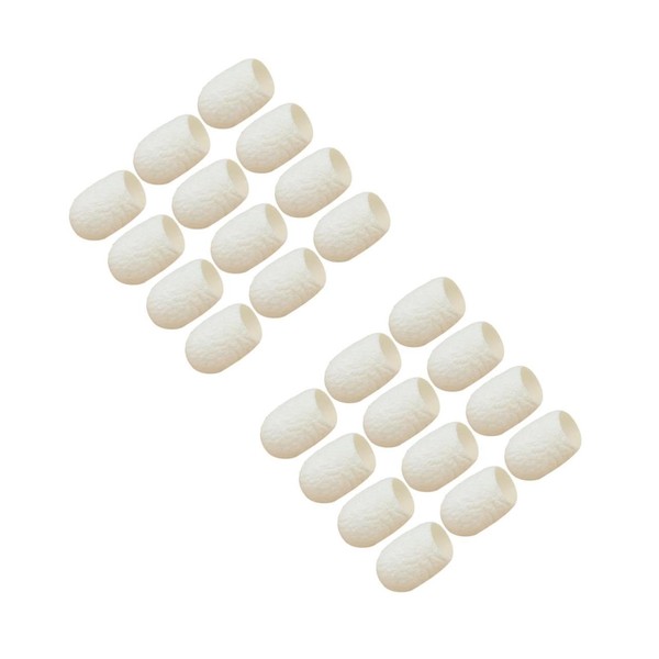 Healvian 60pcs Natural Silk Ball Facial Cleansing Gentle Exfoliating Face