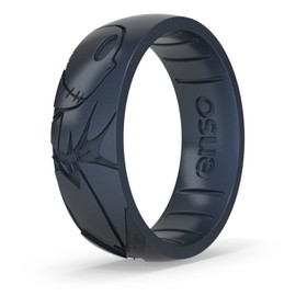 Enso Rings The Nightmare Before Christmas Collection - Comfortable Silicone Rings - Jack Forever & Always - 7