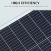 Flexible Solar Panel 100W 12V Monocrystalline Solar Module Fiberglass Lightweight