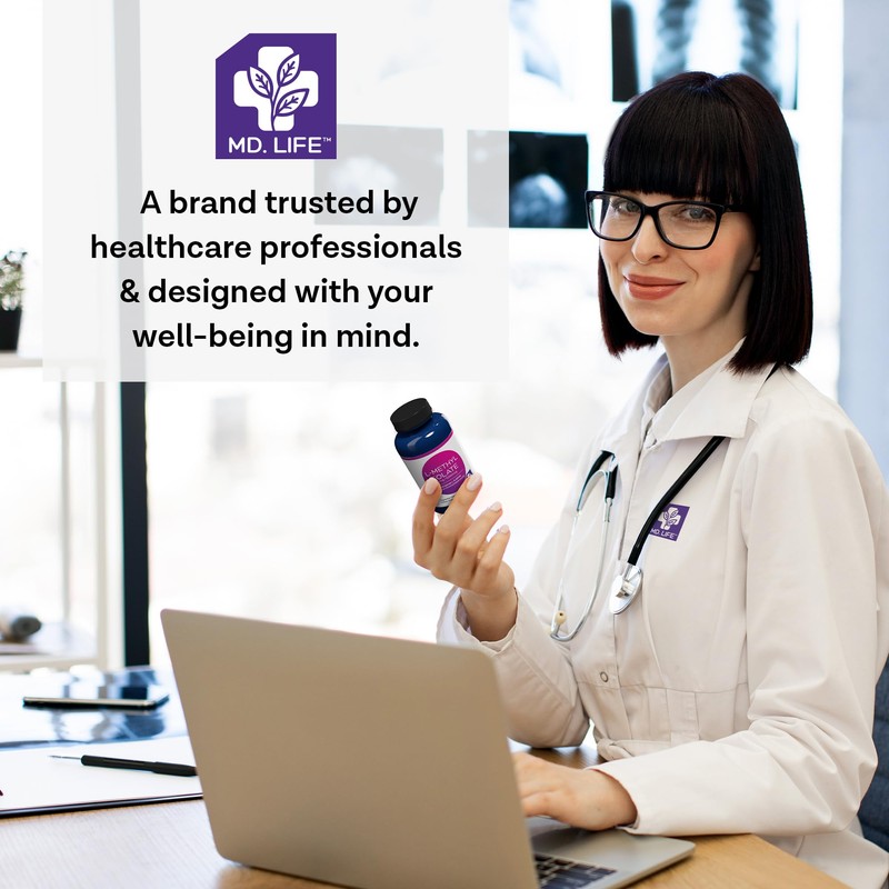 MD Life L-Methylfolate 15 mg Supplement - Professional-Grade Active L