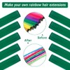20 Inch Colored Hair Extensions, Party Highlights Straight Colorful Clip