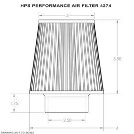 HPS Performance - Air Filter (HPS-4274)