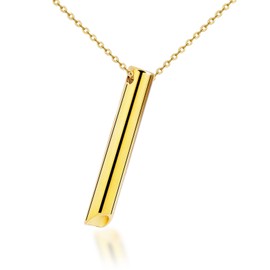 Anxiety Relief Necklace for Women Stainless Steel Mindful Breathing Necklace for Stress Relief Breathwork Necklace for Meditation Silent Axiety Whistle Necklace for Calming Down (Gold)