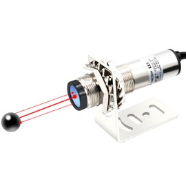 LCLCTC12V 24V Laser Sensor photoelectric Switch PNP NO + NC M18;Input(10-30VDC), 4 Wires; Detection Distance 8-50cm; HG18-D50P3, Normally Open and Normally Closed