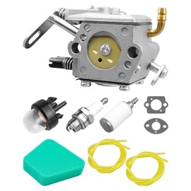 Carburetor Fit for McCulloch CS6MHO35UB24RA 3200 3205 3210 3516 32cc 35cc 38cc Chainsaw, Engine Carb Tune Up Kit with Air Filter Spark Plug Fuel Filter Gaskets