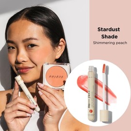 HALEYS Hydrating Luminous Lip Gloss (Stardust), Re-flect and hydrate, nourish, non-sticky, weightless, Phenoxyethanol-free, peppermint oil-infused, Vegan and Cruelty-free