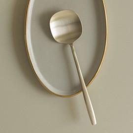 Notdam Bangjja Yugi Serving Spoon / 놋담 방짜유기 서빙스푼