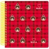 Sun-Star Stationery Monchich Goods Ring Notebook, Square Pattern S2643421