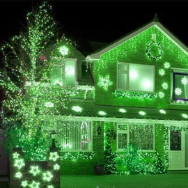 Holiday Essence Holiday Essence 100 Green Christmas St. Patrick's Day Light Set, 20.6 Feet White Wire Indoor Outdoor