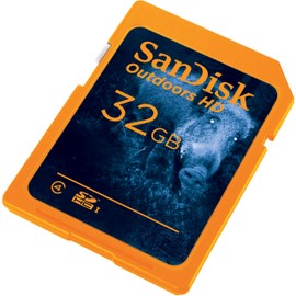 SanDisk 32GB 2-Pack Outdoors HD SDHC UHS-I Memory Card (2x32GB) - Up to 100MB/s, C4, Trail Camera SD Card - SDSDBNN-032G-GN6V2