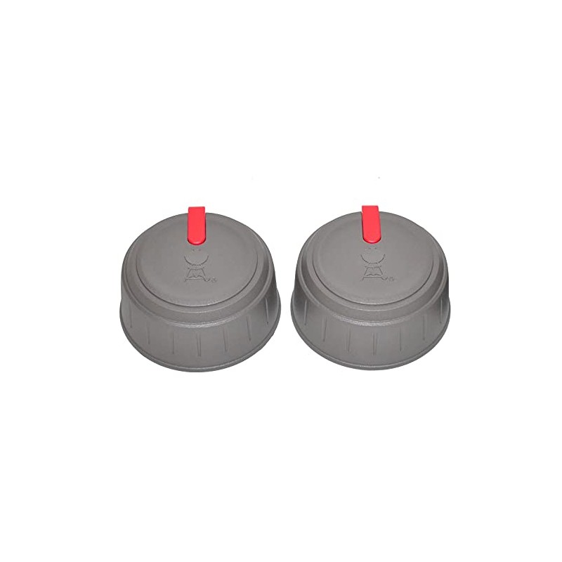 Weber 67028 Set of 2 Main Burner Control Knobs Spirit