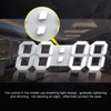 3D LED Wall Clock Brightness Adjustable Innovative 3D Table Wall