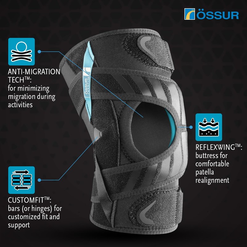 Ossur Formfit Tracker Knee Brace - Patella Stabilizer for Running