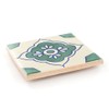 Box of 9-4¼ x 4¼ Green Toledo 2 - Talavera