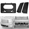 Front Bumper Guards Pads & License Plate Frame Bracket Set