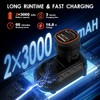 Brushless Cordless Polisher, 2 Variable Speed Mini Buffer Polisher (0-500/0-3000
