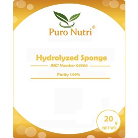 Esponja hidrolizada de agua dulce Spongilla Spicule 99% Acondicionadora de la piel Blanca