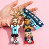 Cazcy Copa Mundial De Fútbol Estrella Llavero 4 Piezas Set