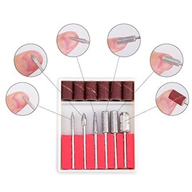 Retoo Nail Cutter Electric Nail File Professional Manicure Pedicure Adjustable Speed up to 20,000 rpm Cutter for Acrylic Nails Gel Nails Callus Removal 30 W Grey