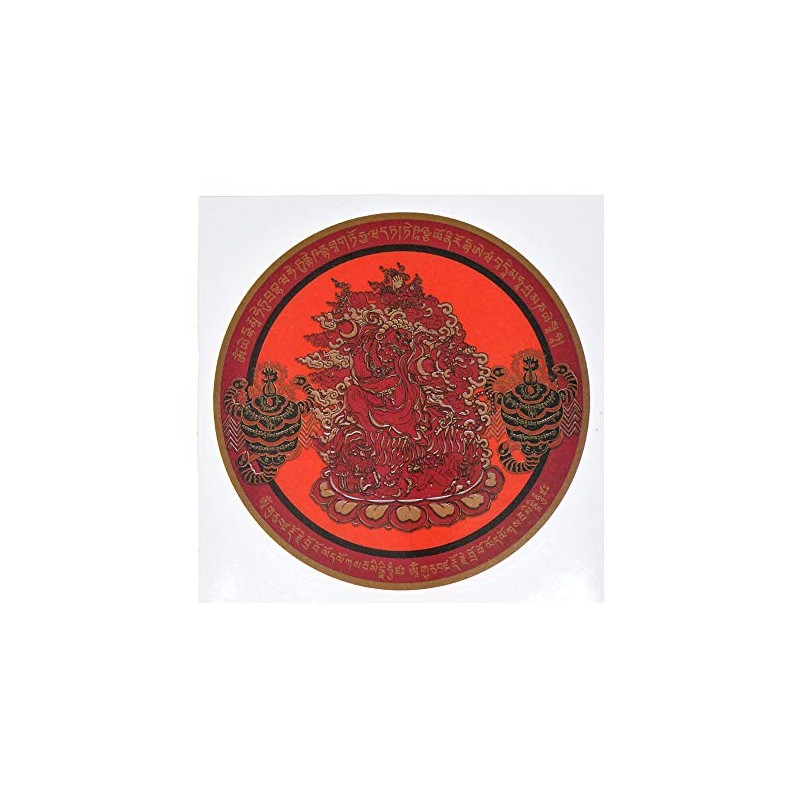 Feng Shui Black Scorpion Dorje Drollo Window Sticker (5Pieces) W4130