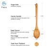FAAY 13.5" Teak Cooking Spoon, Wooden Spoon, Mixing Spoon Handcraft
