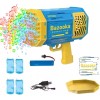 Unbranded Bubble Gun Machine for Kids 69 Hole Bazooka Bubble