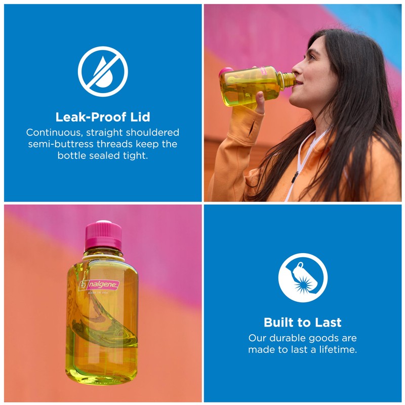 Nalgene Sustain Tritan BPA-Free Water Bottle Made with Material Derived