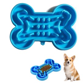 Slow Feeder Dog Bowl, Anti Choke, Anti Bloat, Slow Feeder Dog Bowls for Slow Feeding Dog Bowls (Blue)