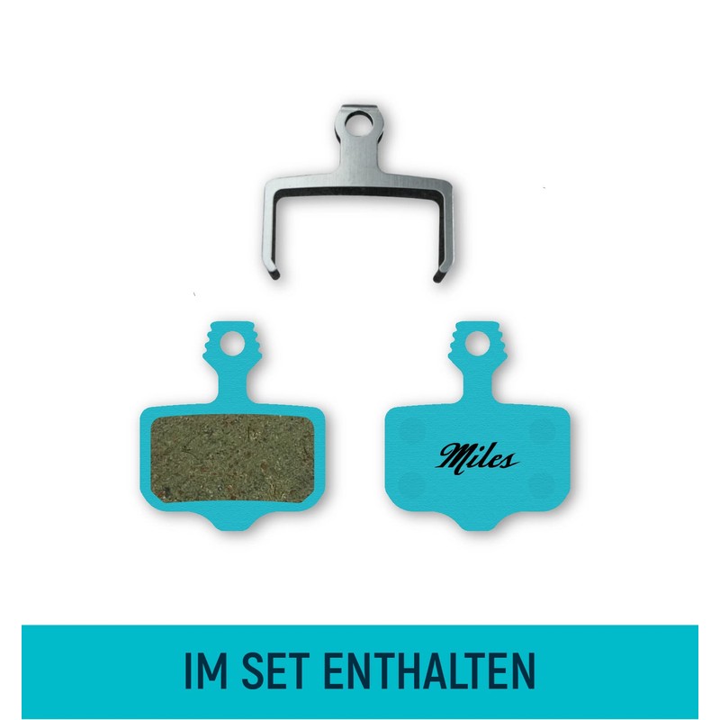 Miles Racing E-Bike Disc Brake Pads Organic for Avid Elixir