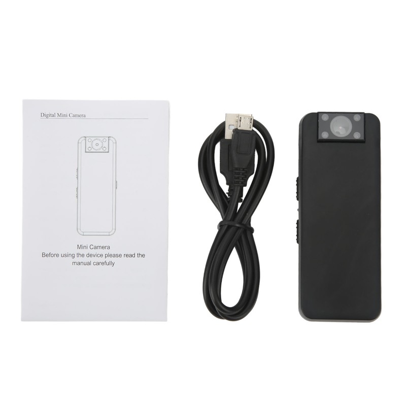 1080p Pocket Camera Recorder Clip On 180 Degree Rotation Pocket
