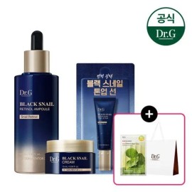Dr.G 닥터지 블랙 스네일 레티놀 앰플 50ml 기획세트 +크림15ml+톤업선2ml 1374892