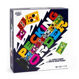 Professor Puzzle | Pecking Order | Card Game | Ages 8+ | 3-5 Players,Yellow