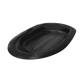 Era 36-inch Manitou Adventurer Sled — 1 Rider Kids' Plastic Toboggan, Black