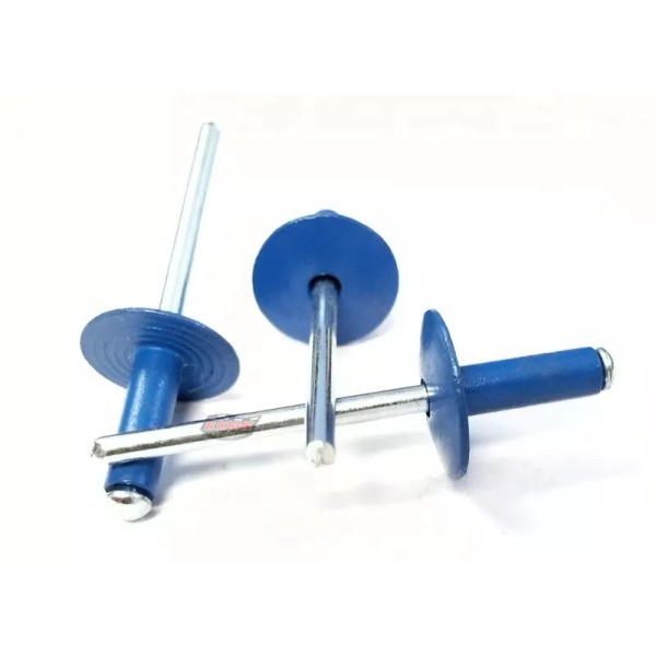Edge Performance Products Chevron Blue 3/16" Pop Rivets Aluminum Large