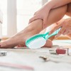 2 Pcs Foot Bristle Brush and Pumice Stone with Handle