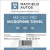 Microfibre Polishing Cloths x 5-350gsm, 40cm x 40cm, Car Cleaning,