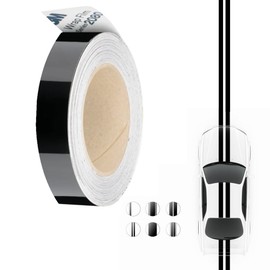 Upromax 3M Black Vinyl Wrap Film Series 2080 1080 Kit for Black Gloss Out Chrome Delete Window Trim Door Trim Free Tool Kit (Gloss Black, 2 Inches x 5 FT)