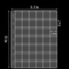 Ettonsun 10 Sheets 42-Pocket Coin Collecting Pages Coin Sleeves, Binder