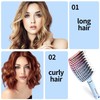 2Pcs Boar Bristle Hair Brush, Wet & Dry Hair Brushes,