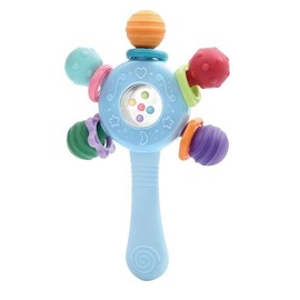 Baby Teether Rattle Toy, Baby Teething Toy, Baby Care Pacifier Sensory Toy, Early Education Play Toy, Motor Skills Training Toy, Birthday Gift for Boys and Girls, Nursery, Newborn, Newborn Toy, Teething Relief Set:_Chartreuse_1 Count