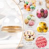 TOFLEN 100Pcs Mini Cake Containers with Clear Dome Lids for