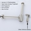 RANDOM Brass Round Bottle P-Trap 1 1/4,Raise and Lengthen Adjustable