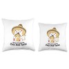 Easily Distracted By Cats and Tacos Throw Pillow