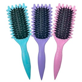 Cepillo Definicion Rizos Cuidado Del Cabello Peine Cabello Rizado Rulos Perfectos Cerdas Anchas Diseo Inovador Peines Rizadores Multifuncional...     