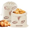 Bread Bag Storage Fresh, Pack of 2 Bread Bags for