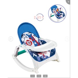 Infant to Toddler Rock and Play Portable Baby Rocker with Dinner Tray| Foldable | Multi-Functional |Adjustable backrest | Music | Vibrations |Toys bar| | Recliner |0-30 Months Up to 40 lbs